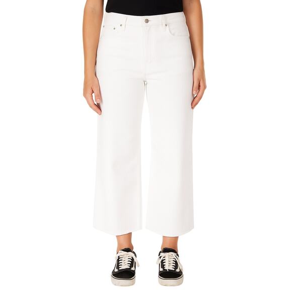 J.Crew Factory Tall wide-leg jean all-day stretch Seashell White BR053 size 30T - Picture 1 of 6